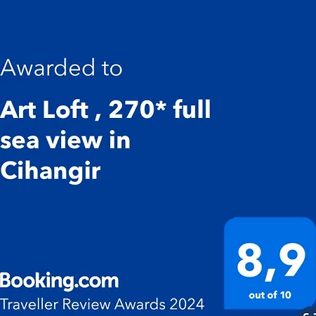 Art Loft , 270* Full Sea View In Cihangir Apartamento Istambul